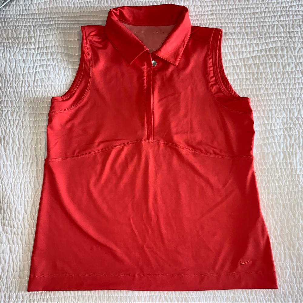 Nike Golf, collared, sleeveless top size medium.
